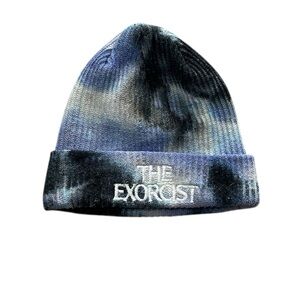 The Exorcist Purple And Black Tie Dye Beanie Hat